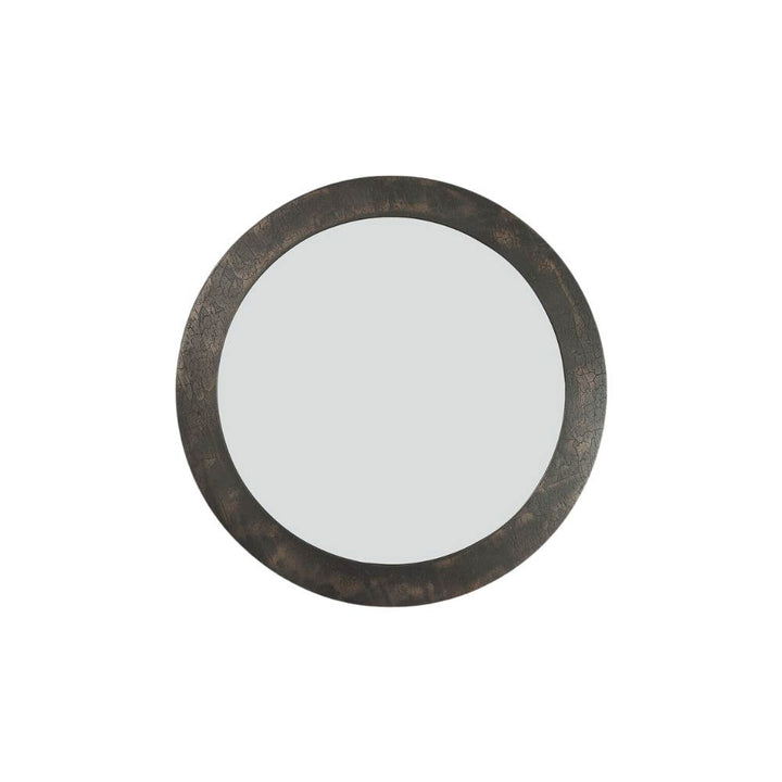 ethnicraft sphere wall mirror 78cm round diameter