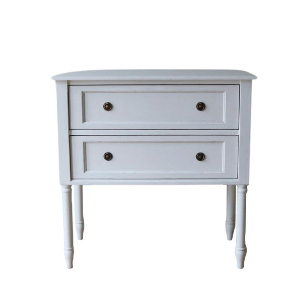 Emma 2 Drawer Chest Off White