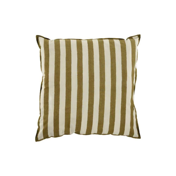 stripe green cushion