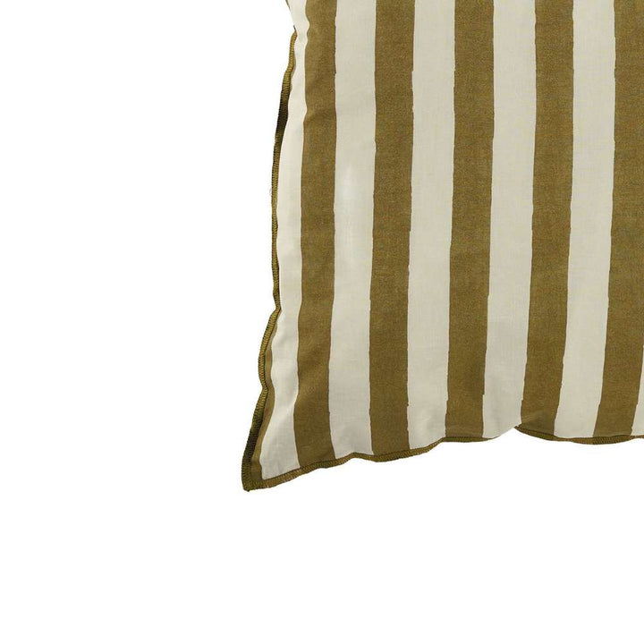 stripe green cushion