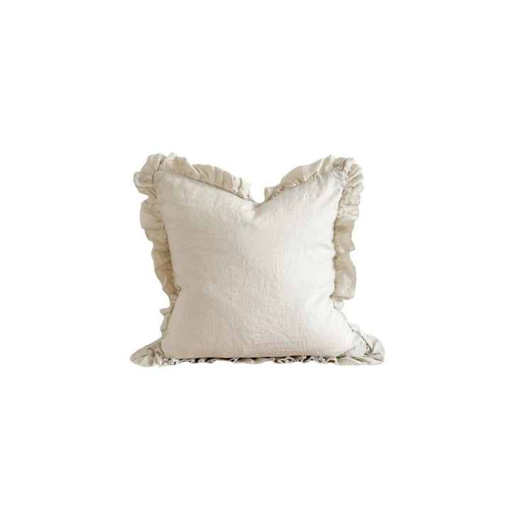 Heidi Large Cream Ruffle Cushion – Pod Furniture Ireland