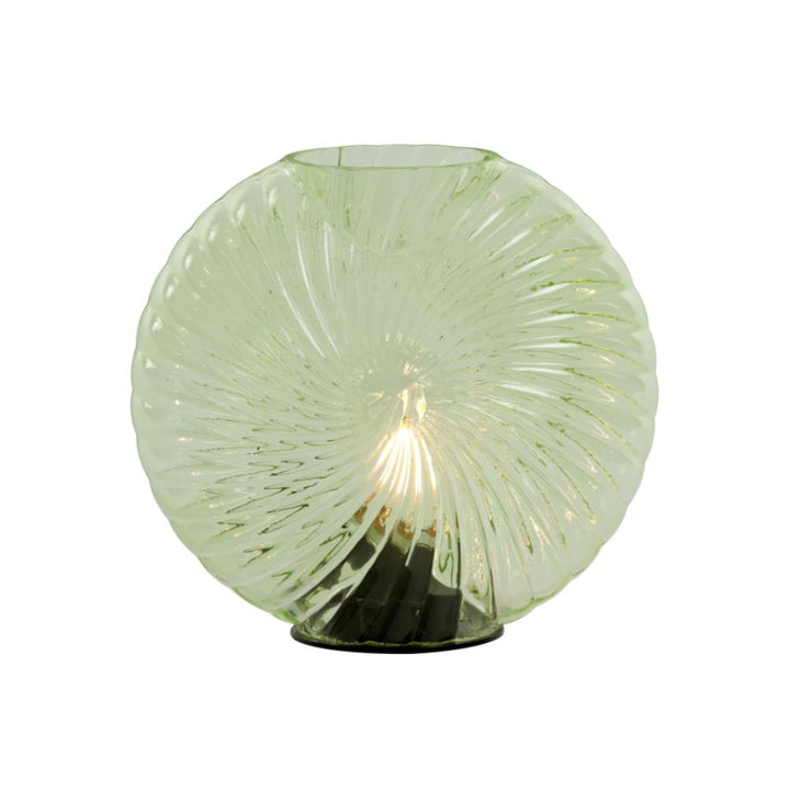 Table Lamp LED Light Green Glass Light & Living