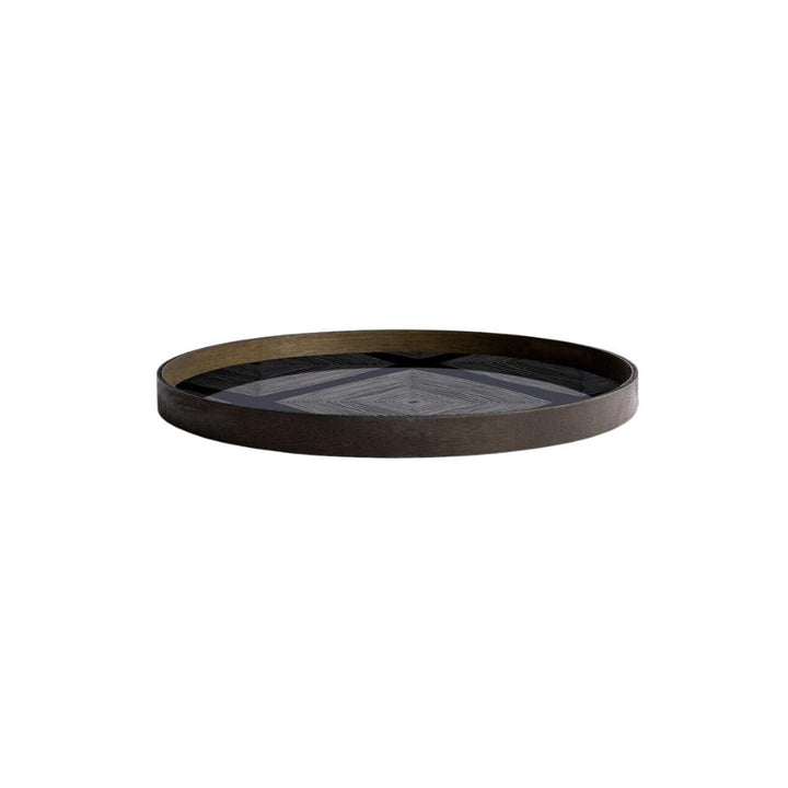 linear squares glass tray