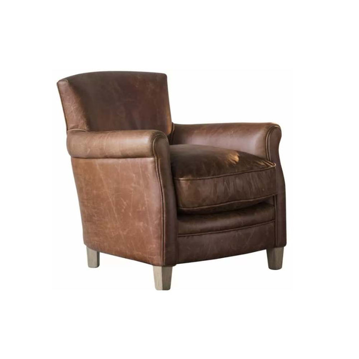 mr paddington armchair brown leather
