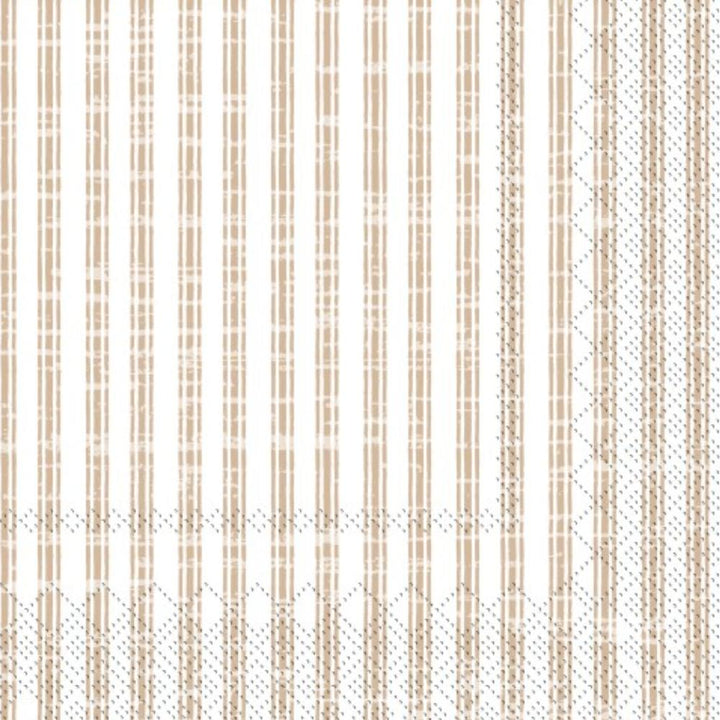 napkin with stripes