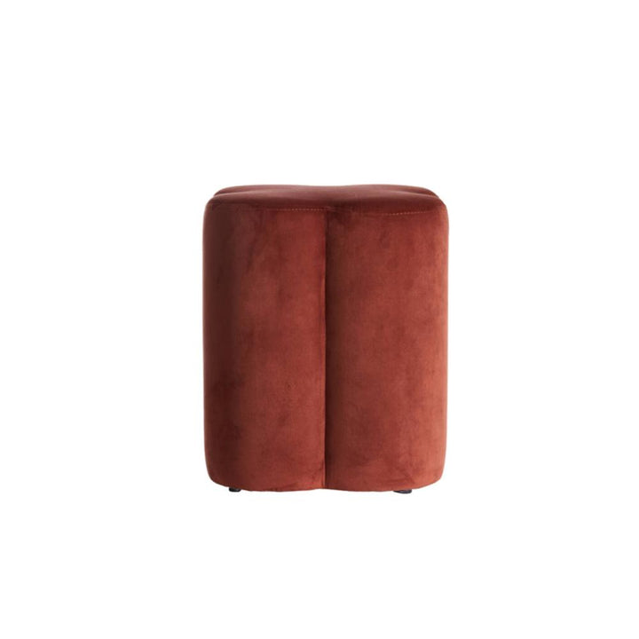 pouf boucle dark green