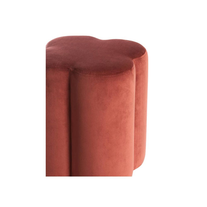 pouf boucle dark green