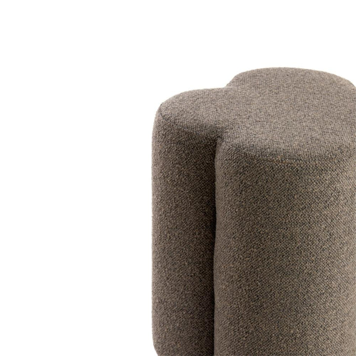 pouf boucle dark green