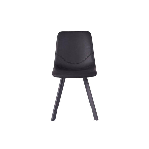 The Niva Dining Chair Charcoal Black