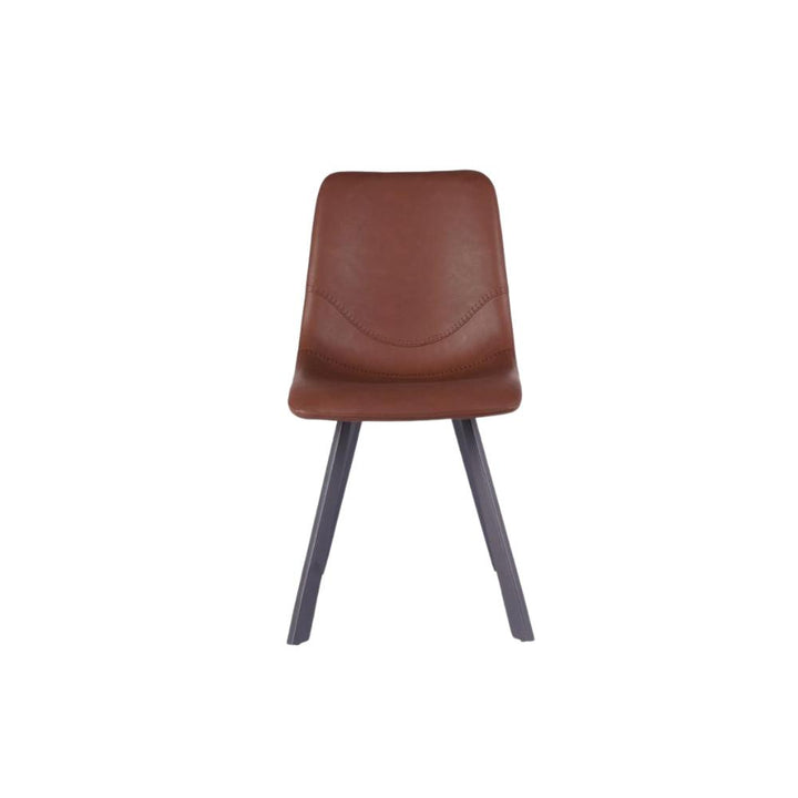 the niva dining chair charcoal black