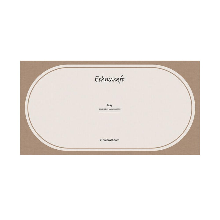 oblong angle glass tray