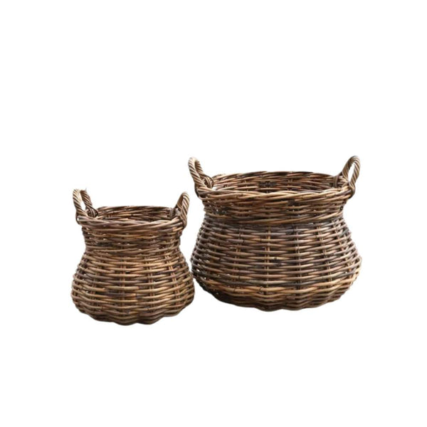 Old French Baskets Set of 2
