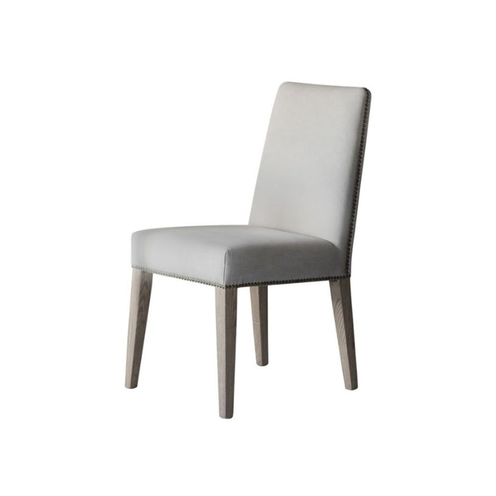 rex dining chair cement linen 2pk
