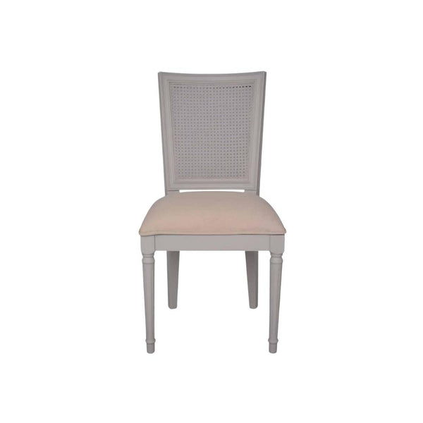 Sienna Rattan Dining Chair in Grey