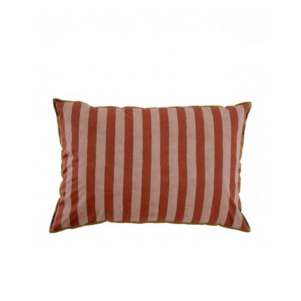 red striped cushion