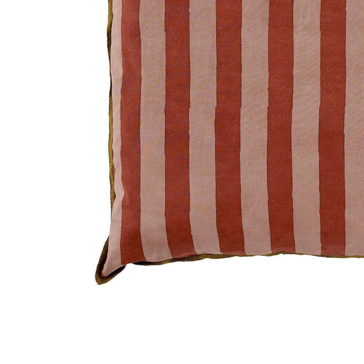 red striped cushion