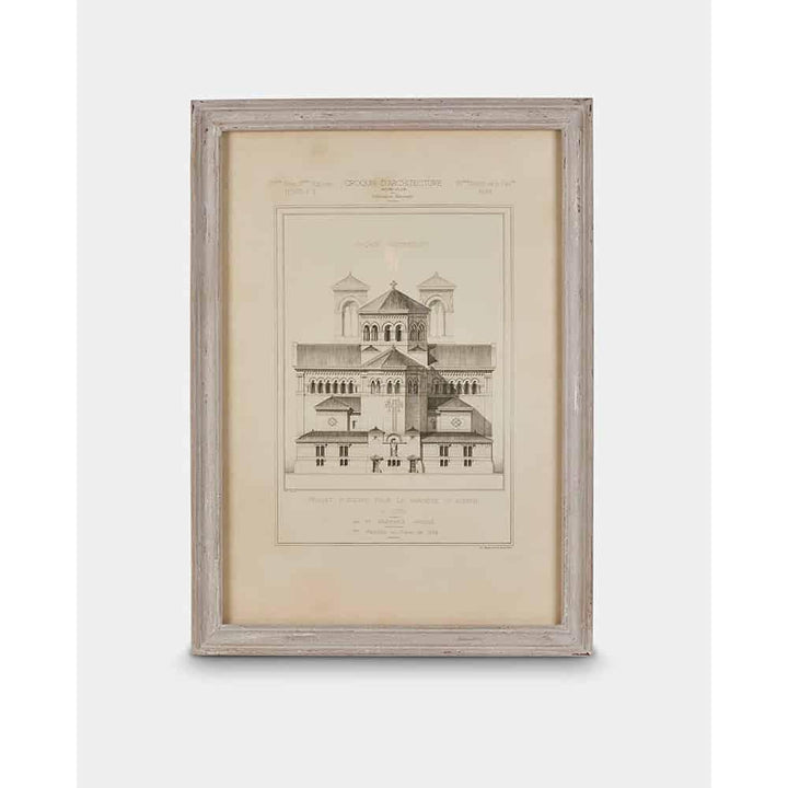 Framed Print - Town Hall The Vintage Garden Room