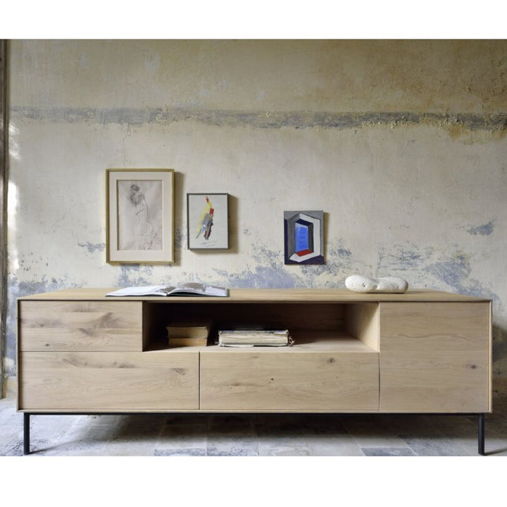 Ethnicraft - Whitebird TV cupboard - Pod Furniture Ireland