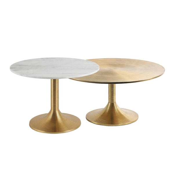 Ashley Set of Two Coffee Tables Blanc D'Ivoire