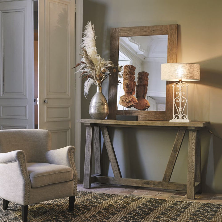 Oyam Console Table - Oak Blanc D'Ivoire