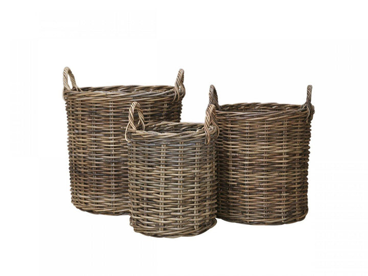 Large Round Basket - set of 3 Podfurniture