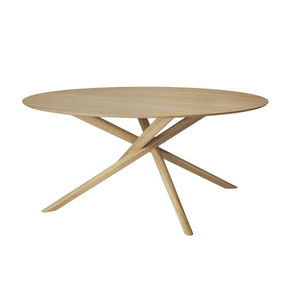 Ethnicraft Mikado Round Dining Table - Pod Furniture Ireland