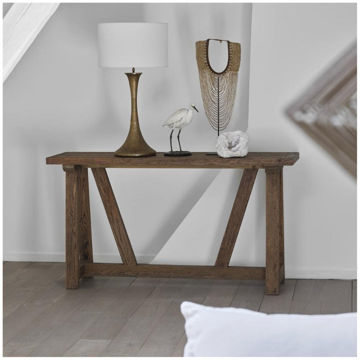 Oyam Console Table - Oak Blanc D'Ivoire