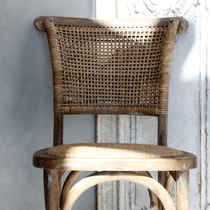 French Wicker Dining Chair Chic Antique