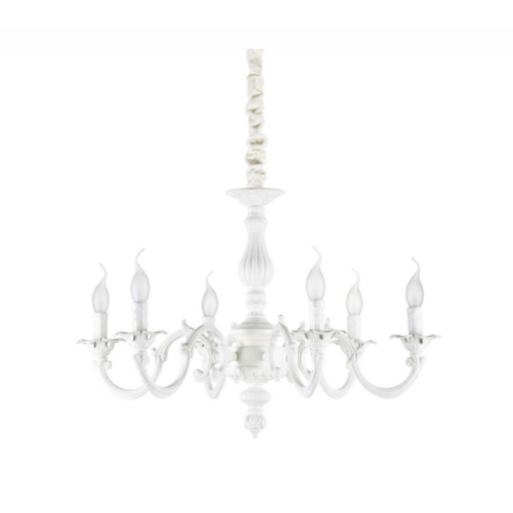 Snowdon 6 Light Chandelier Ideal Lux