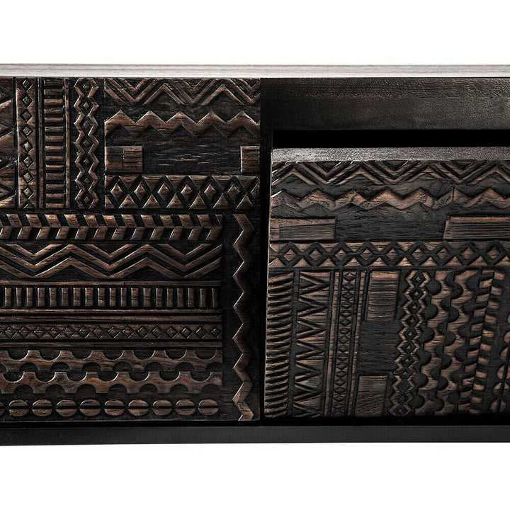 Ethnicraft  Tabwa TV Cupboard - Black - Pod Furniture Ireland
