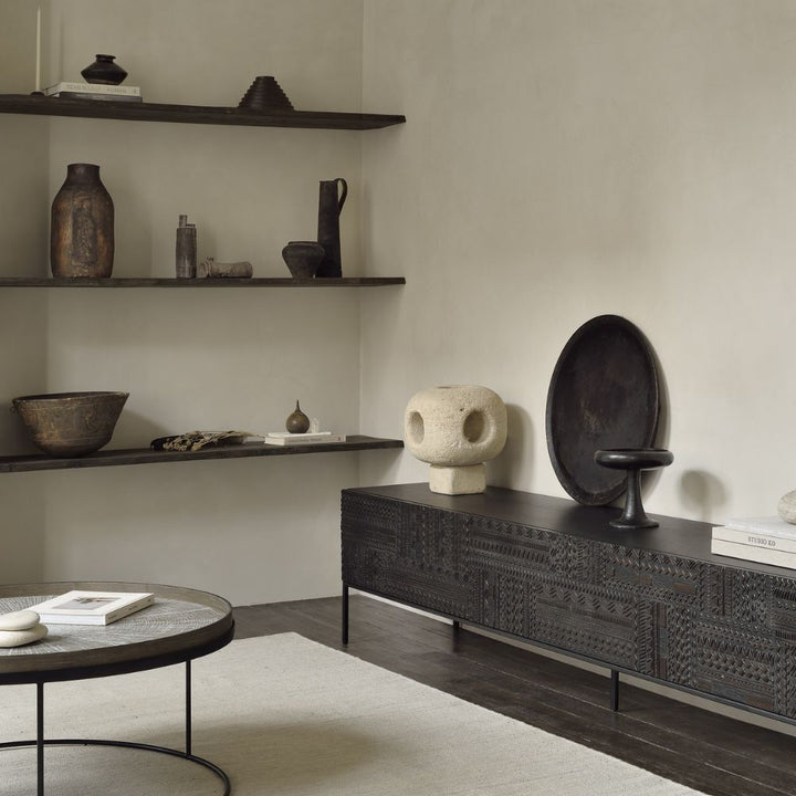 Ethnicraft  Tabwa TV Cupboard - Black - Pod Furniture Ireland