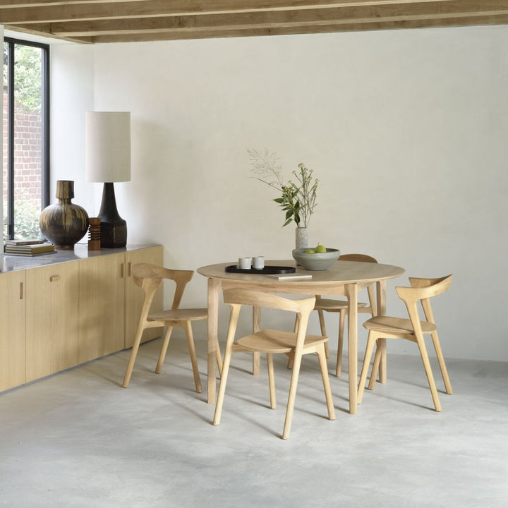 Ethnicraft - Bok Round Extending Dining Table - Pod Furniture Ireland