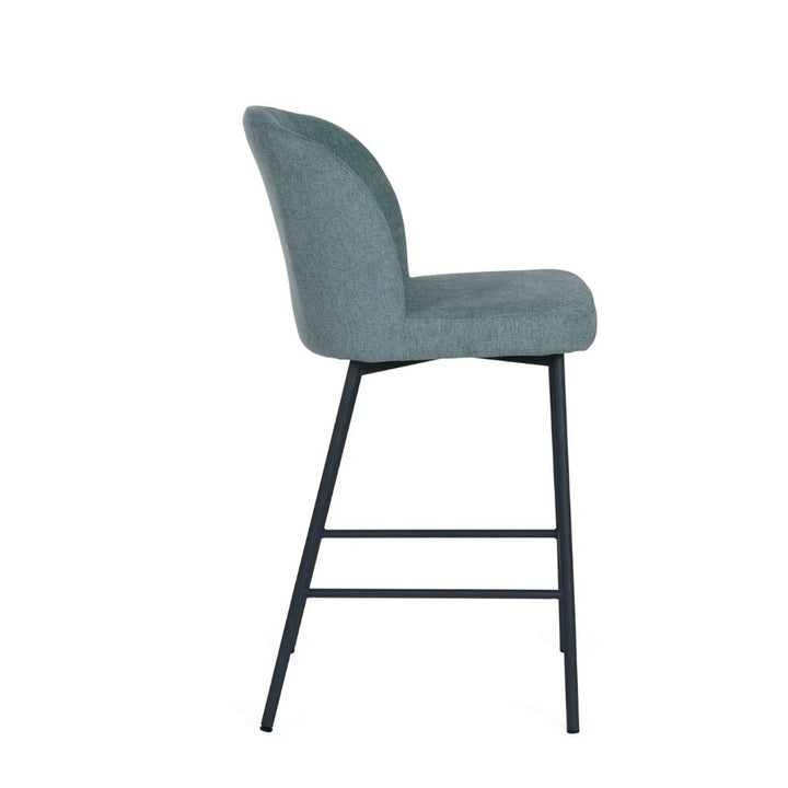 The Hilda Counter Stool - Light Teal Kelston House