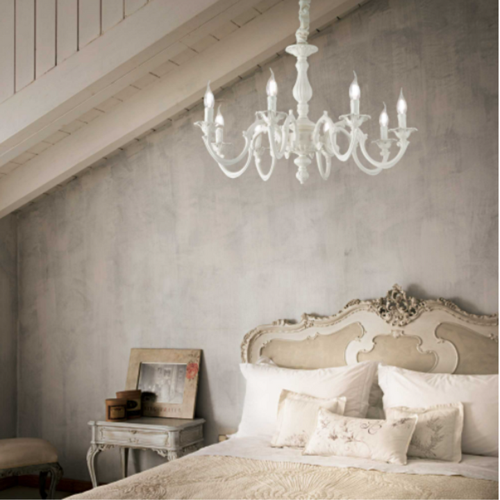 Snowdon 6 Light Chandelier Ideal Lux