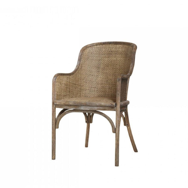 French Wicker Arm Chair Chic Antique