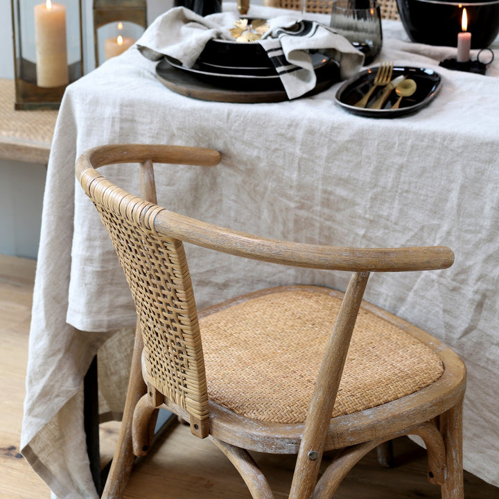 Rattan Wishbone French Dining Chair Chic Antique