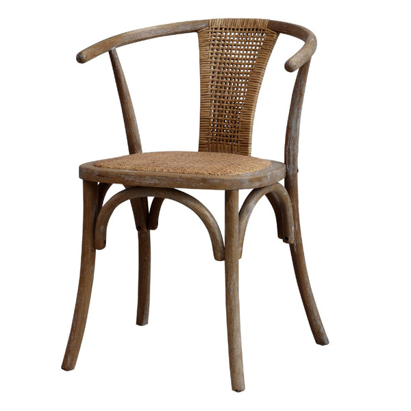 Rattan Wishbone French Dining Chair Chic Antique