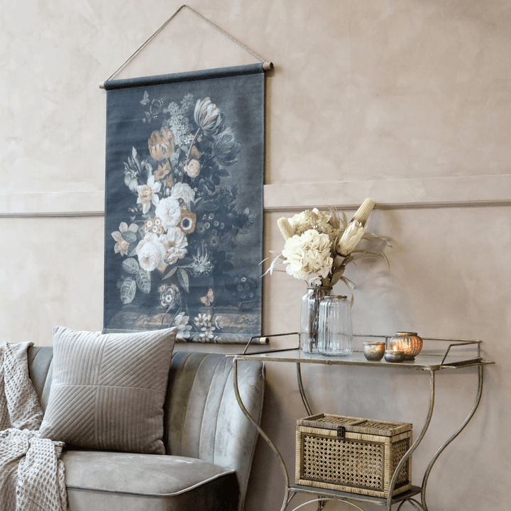 Flower Pattern Wall Hanging Chic Antique