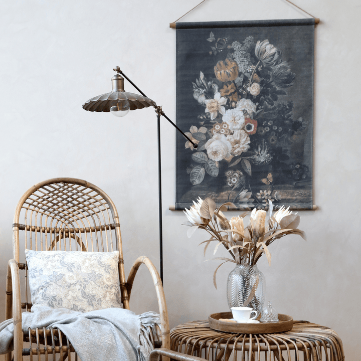 Flower Pattern Wall Hanging Chic Antique