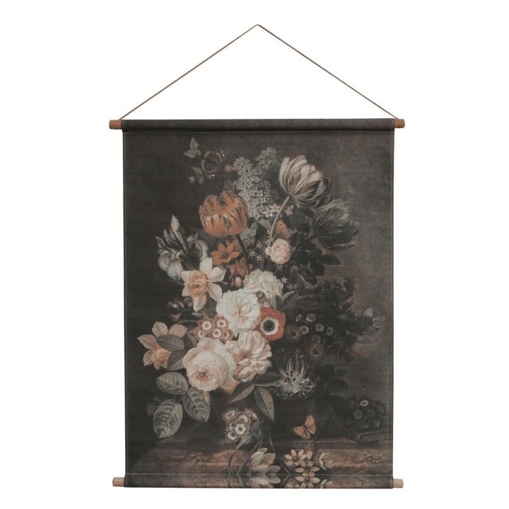 Flower Pattern Wall Hanging Chic Antique