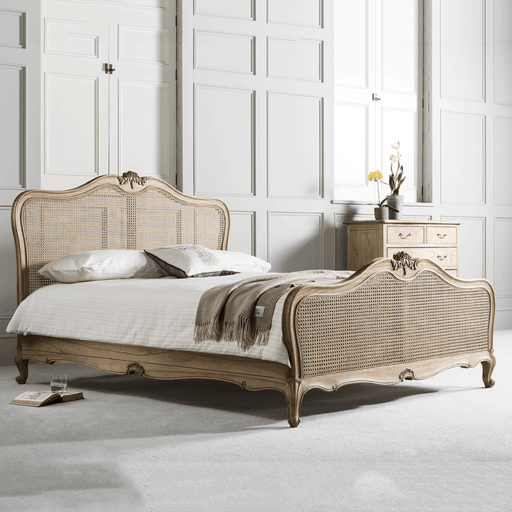 Chic 5' Cane Bed Weathered Gallery Direct
