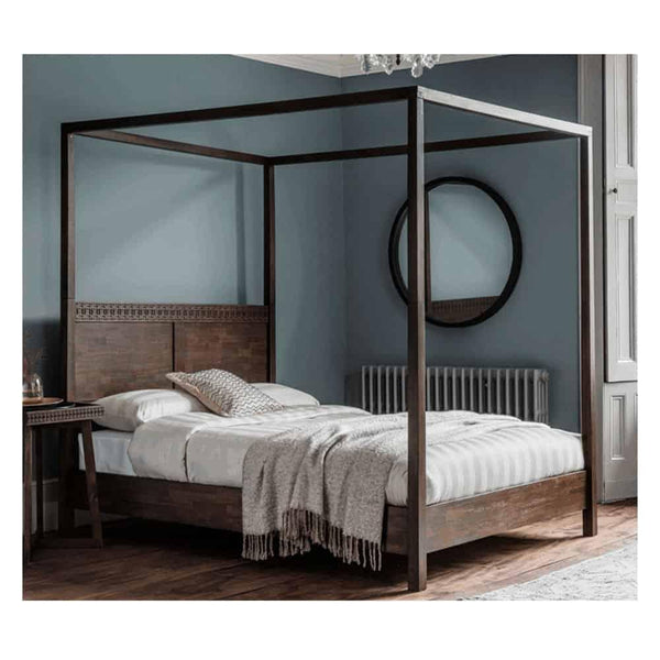 Boho Retreat 4 Poster 6' Super King Bed Gallery Direct