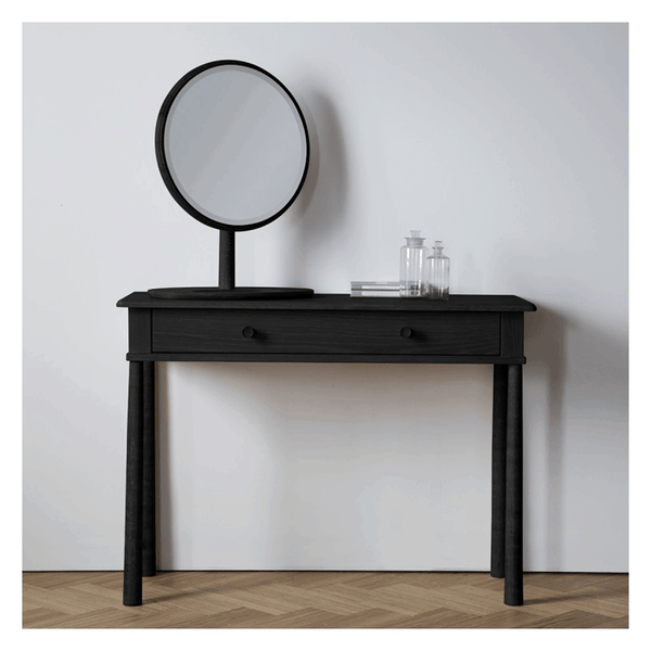 Wycombe Dressing Table With Drawer Black Gallery Direct