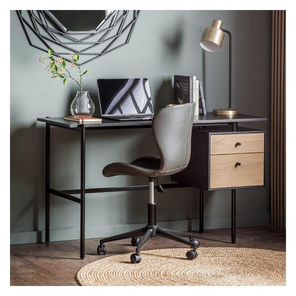 Carbury 2 Drawer Desk Gallery Direct