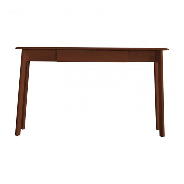 Madrid 1 Drawer Desk Walnut Gallery Direct