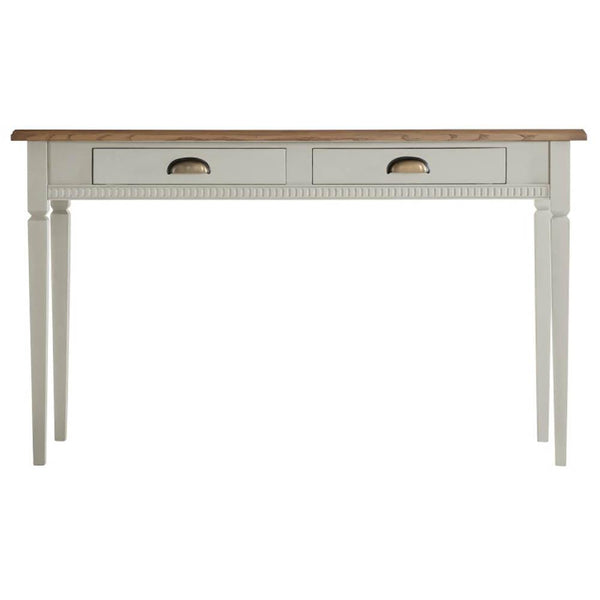 Bronte 2 Drawer Desk Taupe Gallery Direct