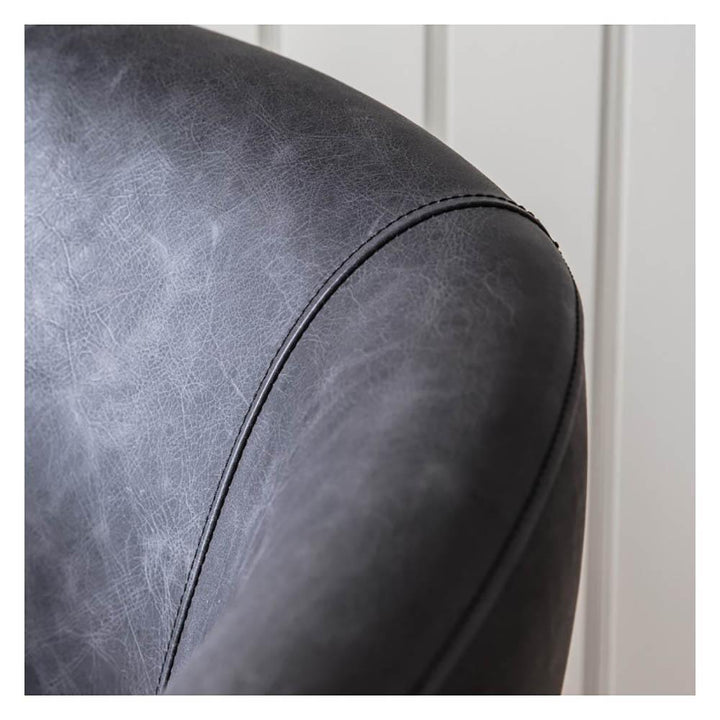 Feynman Swivel Chair Antique Ebony Gallery Direct