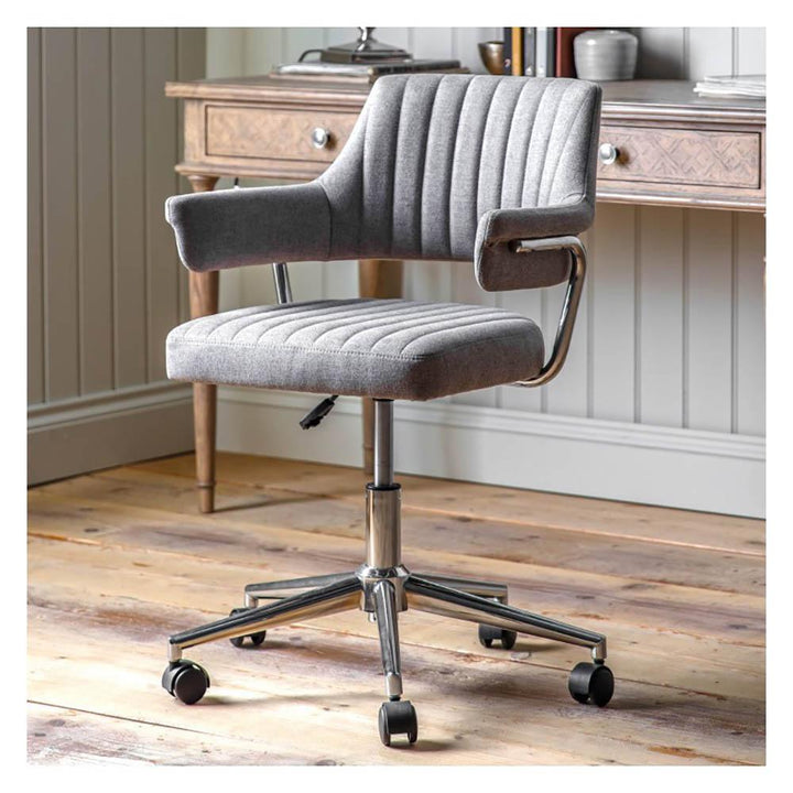 Mcintyre Swivel Chair Grey Gallery Direct