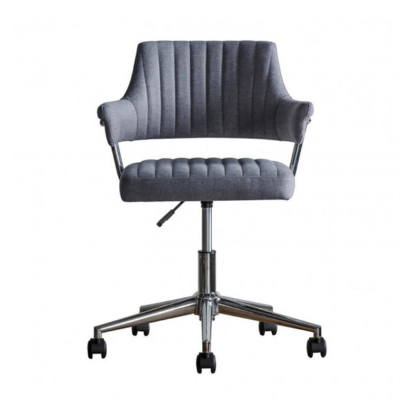 Mcintyre Swivel Chair Charcoal Gallery Direct