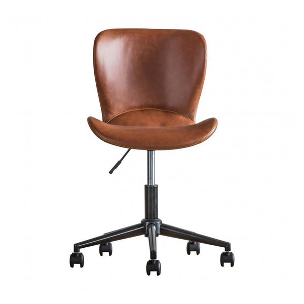 Mendel Swivel Chair Brown Gallery Direct